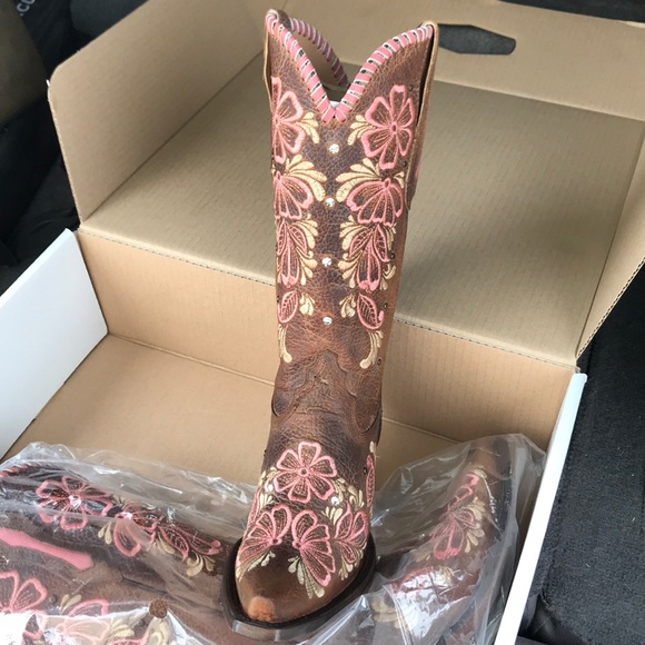 IVE WEST- Debra Rosa Cowgirl Western Boot - Picture 6 of 9